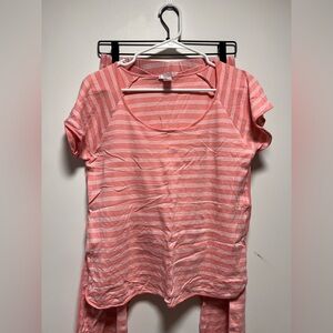 Lake Coral Striped Women's Pajamas
